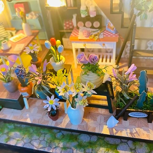 DIY Miniature Dollhouse Kit - Happiness Ice Cream Shop 1:24