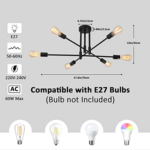 Sputnik Ceiling Light - Dimmable
