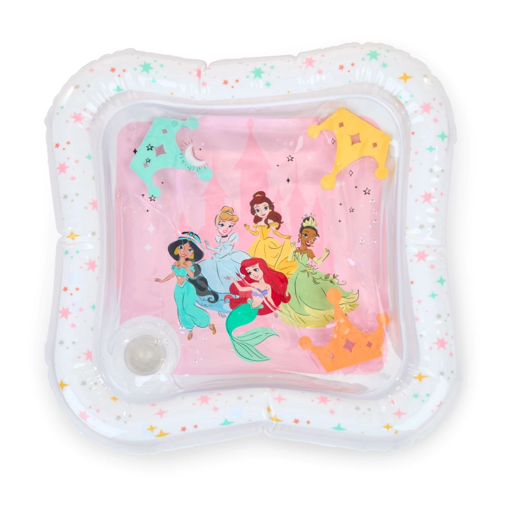 Bright Starts Disney Princess Royal Splash Water Mat - Tummy Time 0 - 36 months
