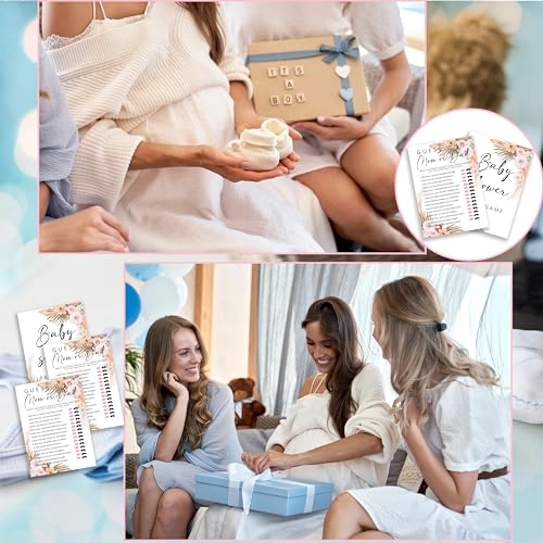 Boho Floral Baby Shower Games - 30 piece(s)