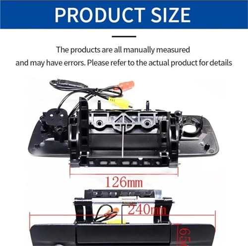 Rear View Tailgate Grip Camera - Night Vision