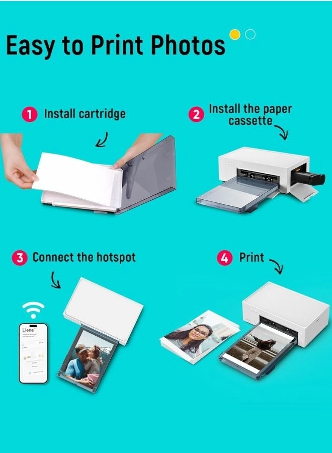 Portable Photo Printer - 4x6 inch