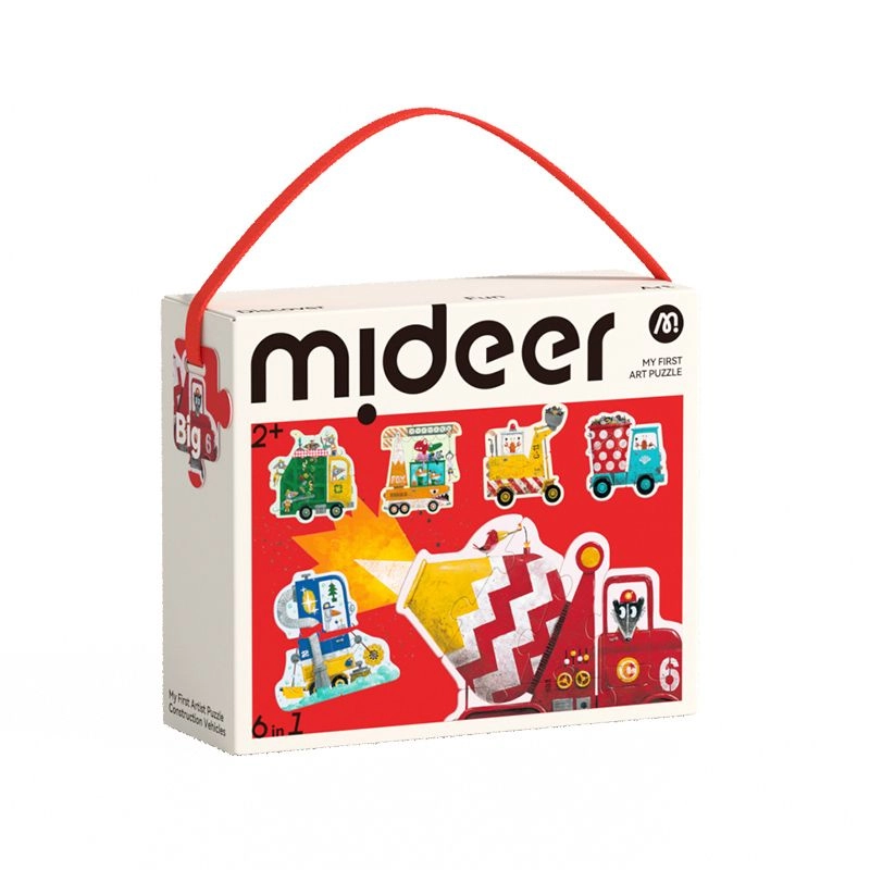 MIDEER My First Puzzle - 2 years+ 2 to 6 pieces
