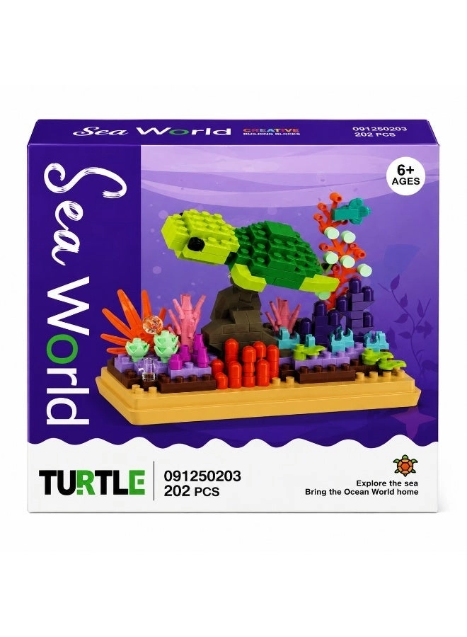 Generic Sea World Turtle Building Blocks - 202 pcs