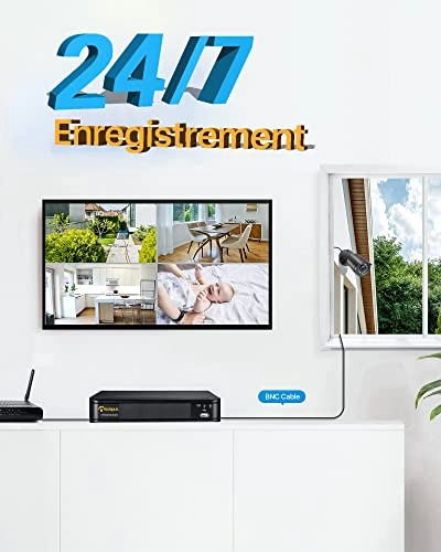 1080P Security Camera Set - 4 8CH