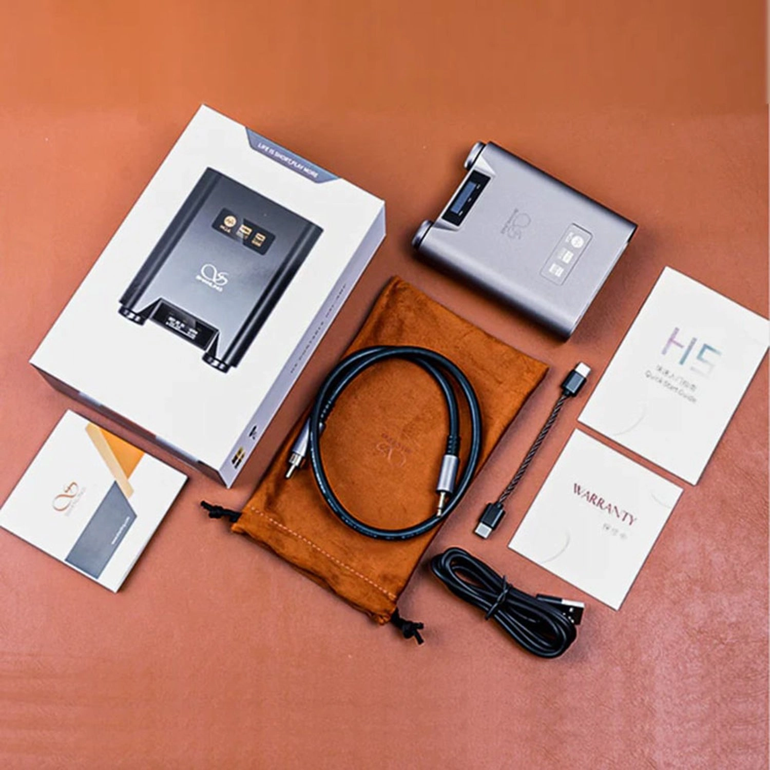 H5 - Portable DAC & Amplifier 3500mAh Bluetooth 5.0