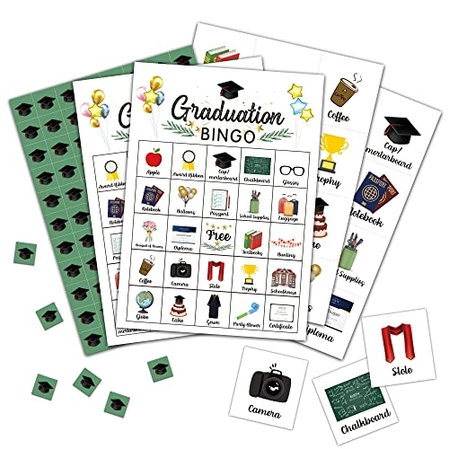 Foosproea Graduation Bingo Cards