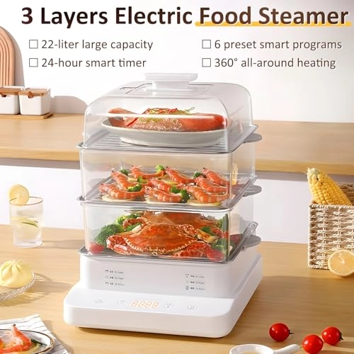 Electric Food Steamer - 22L/23QT