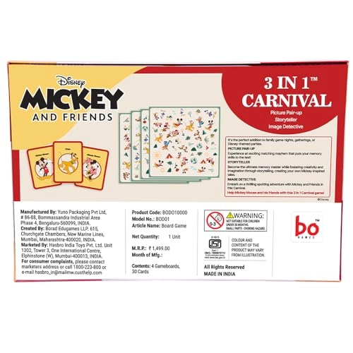 BOD01 - 3-in-1 Mickey and Friends Bundle