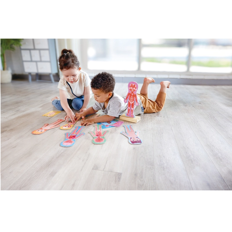 Human Body Parts Magnetic Learning Puzzle - Suitable for 3-4 years 68pcs