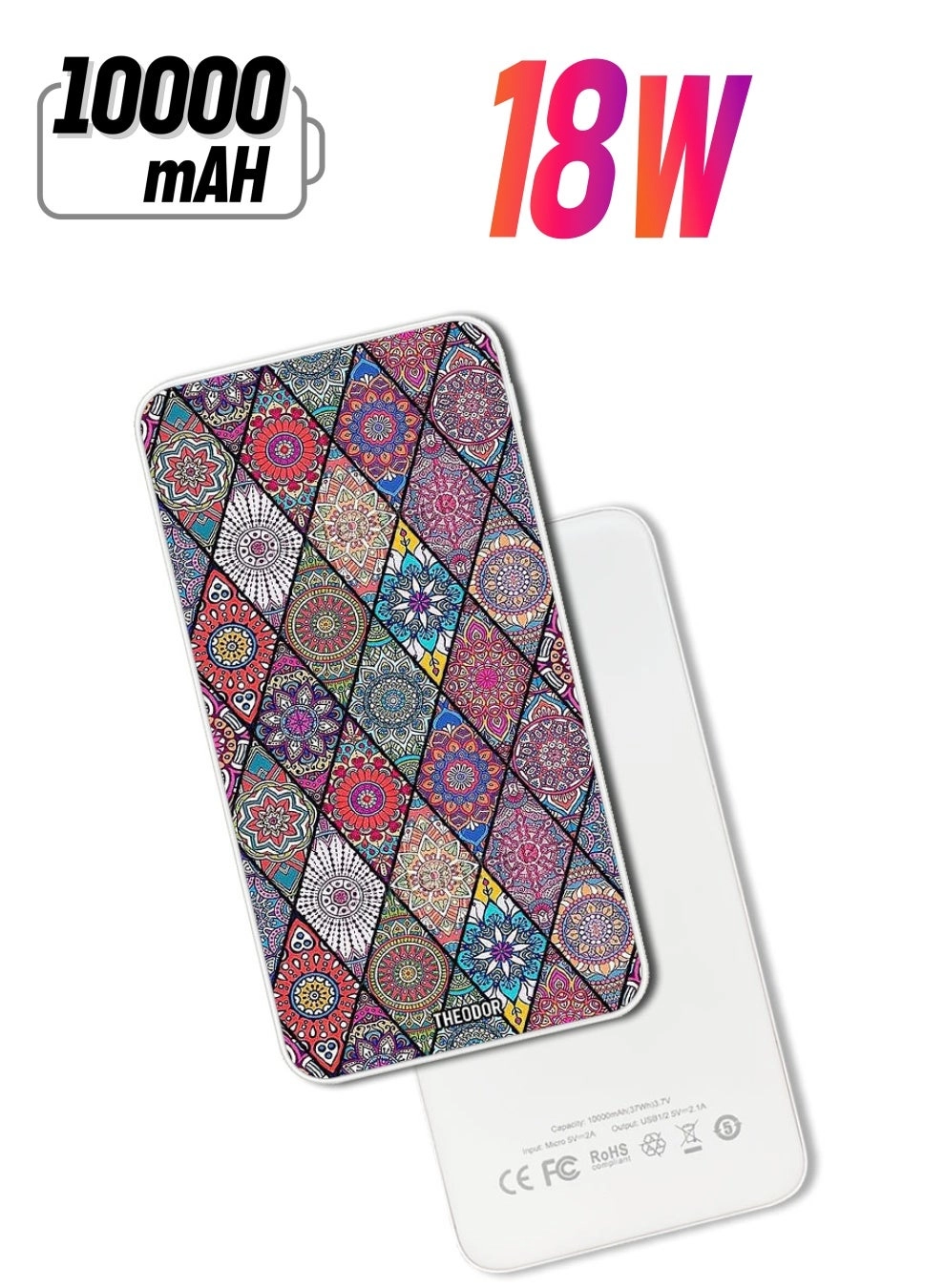 Theodor PPBA326 - 10000 mAh Quick Charging 3.0