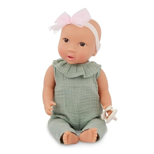 Realistic Baby Doll - Fair Skintone Blue Eyes Green Jumper Outfit Ages 2+