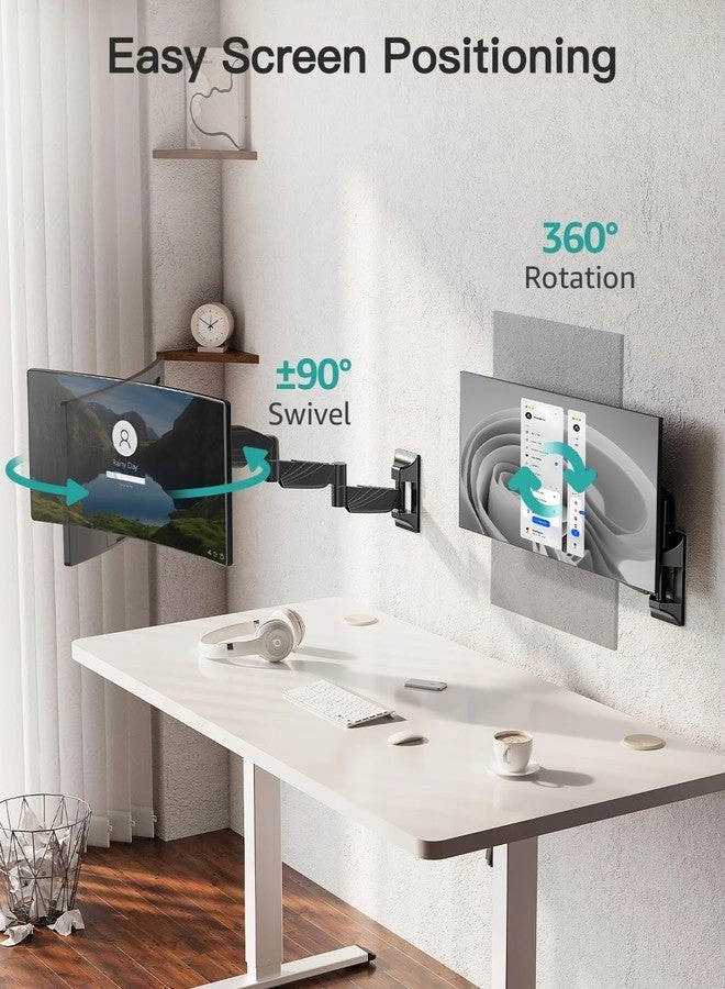 Single Monitor Wall Mount - Single 13 to 32 Inch 75x75 100x100