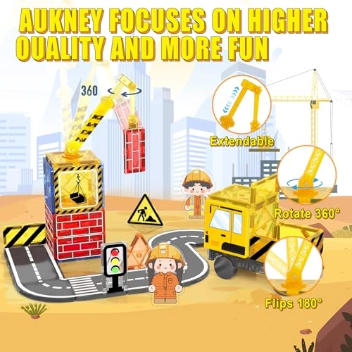 Magnetic Tile Building Set