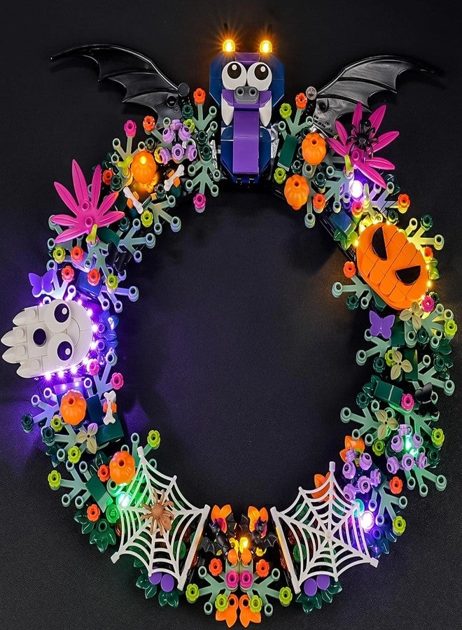YEABRICKS LED Light - 40825 Halloween Wreath