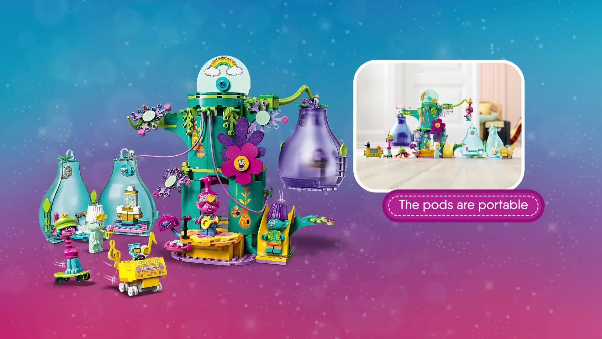 Trolls Tree House (41255) - Pop Village Celebration