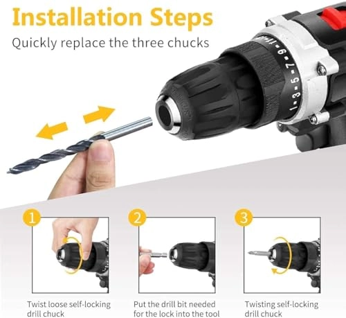 Cordless Drill - 3900mAh