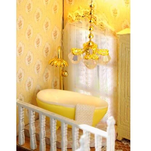 DIY Miniature Dollhouse Kit - Happy Manor 1:100