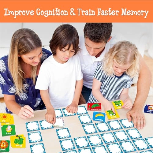 Memory Matching Game - 36 months - 6 years 72 pieces
