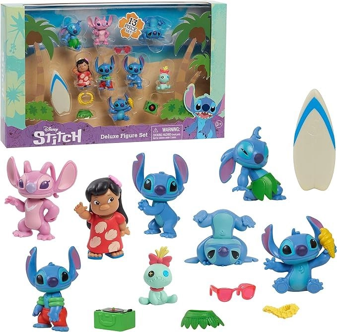 Lilo & Stitch Deluxe Figure Set (SW-46259) 13 pcs