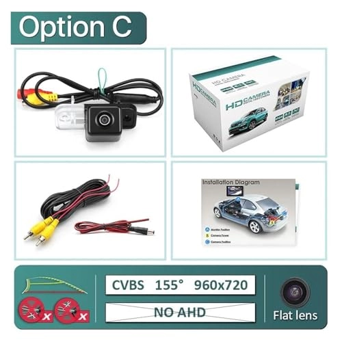 Wide View Vehicle Back up Camera - Night Vision Wire 1920x1080P