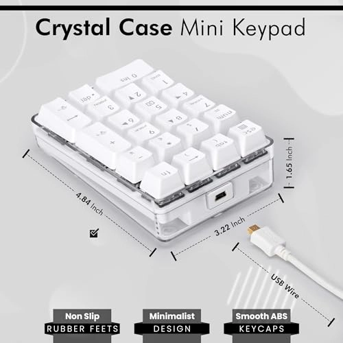 Mechanical Numeric Keypad - OUTEMU Blue