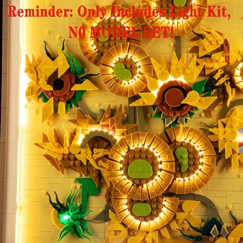 LED Lighting Kit for LEGO Vincent Van Gogh Sunflowers 31215
