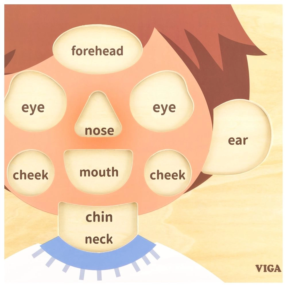 Boys Face Puzzle (29464294-44664) - 10 pcs