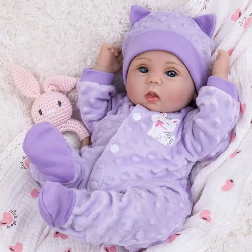 Reborn Baby Doll - 18 Inches Silicone Ages 3+
