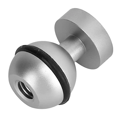 Diving Light Ball Head - Silver Aluminum Alloy