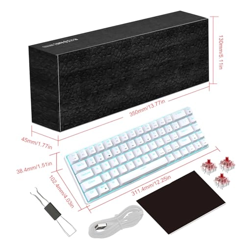 Mechanical Game Keyboard - 68Keys Backlights