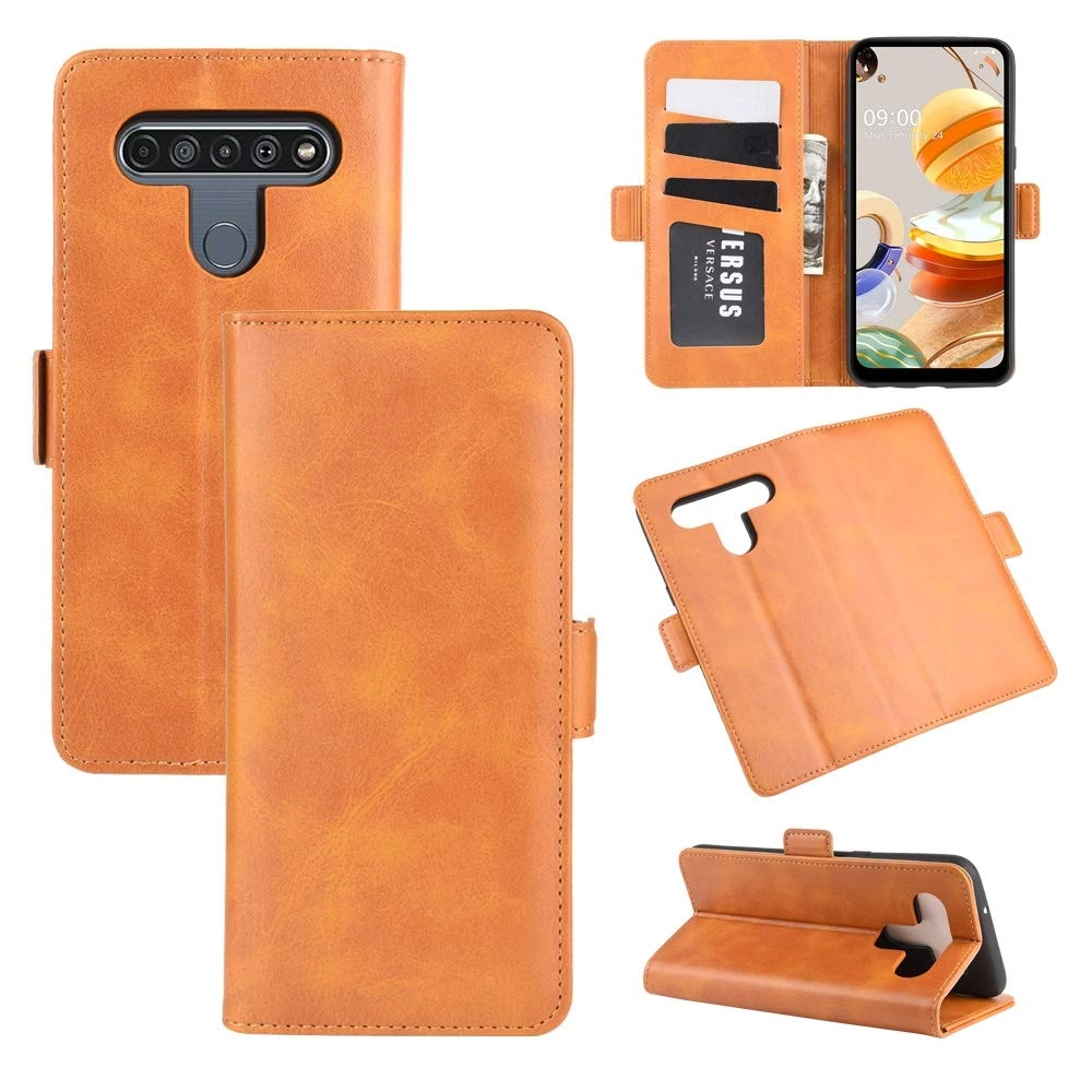 K61 Leather Case - Leather Horizontal Flip for LG K61