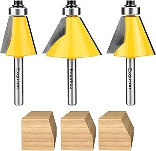 Router Bit Set - 1/4 Inch Shank 3PCS