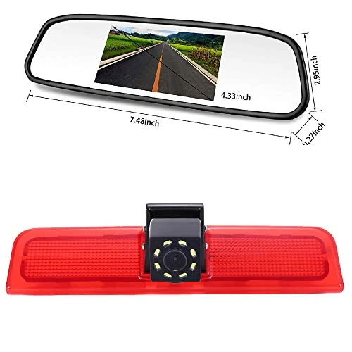 rear view mirror monitor + rear view camera - 1280 x 720 pixels