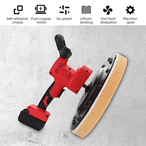 Electric Sander for Walls - 2 In 1 5 Variable Speed Automatic Mixing and Plastering