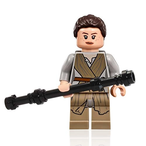 Star Wars Minifigure - Rey - Black Staff Hairpiece (75099)