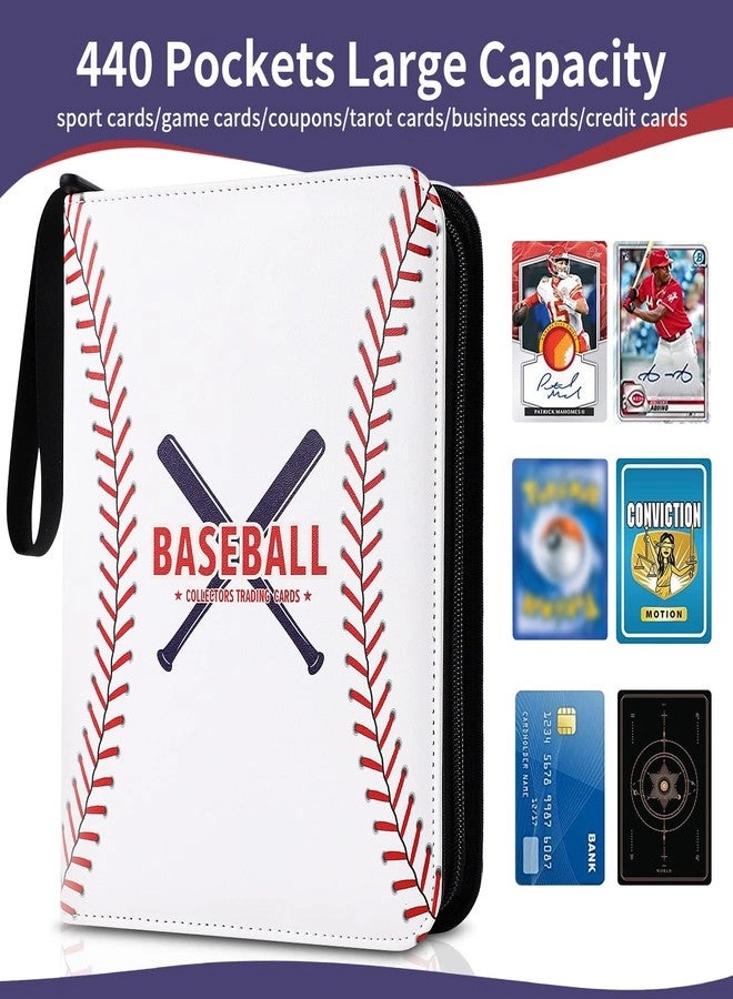 Baseball Card Binder - 440 Pockets
