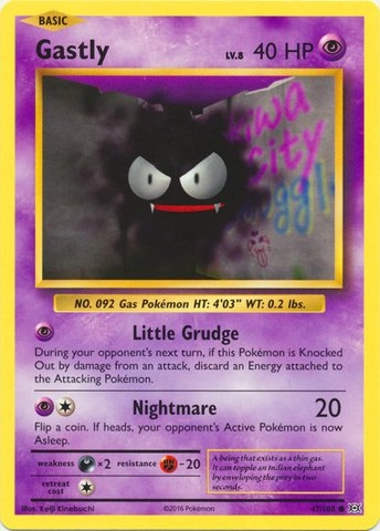 Pokemon USA, Inc. Gastly 47/108