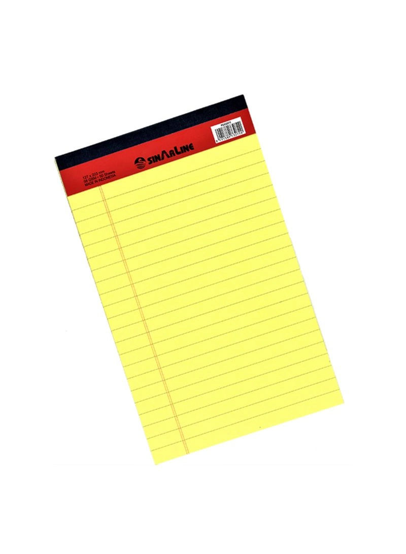 A5 Ruled Writing Pad - 50 Pages