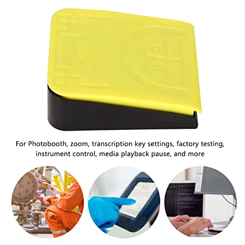 FS17Pro - Single Foot Switch Pedal Wireless BT Wireless 2.4G Wired USB