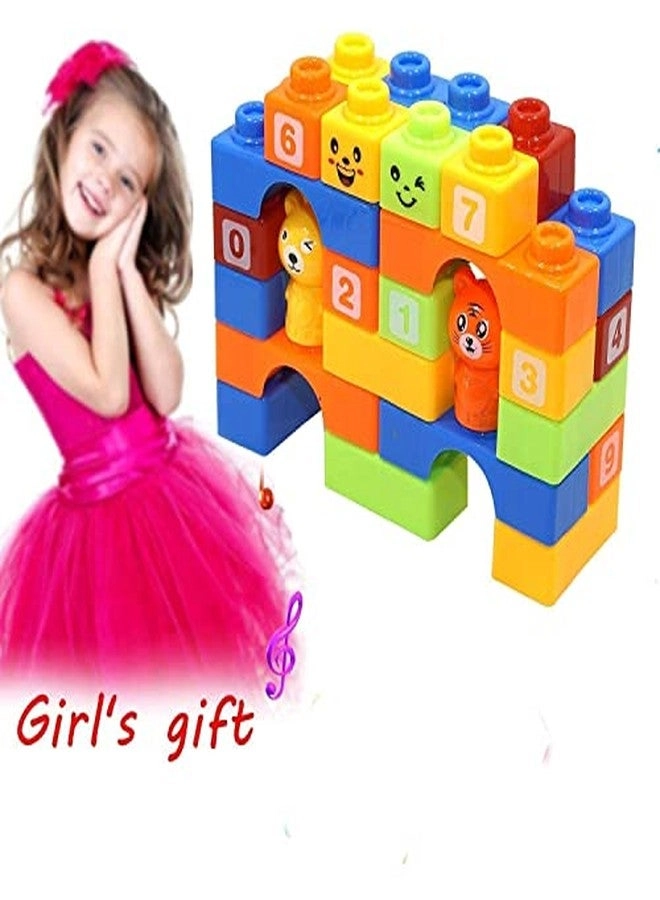Interlocking Building Blocks - 44 pcs