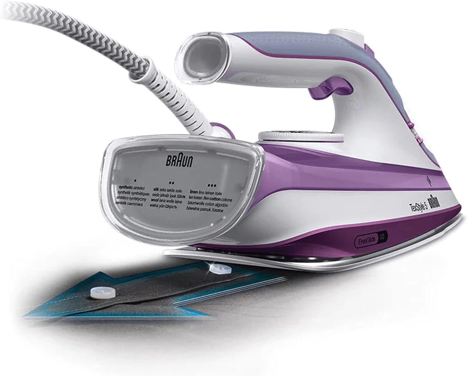 TexStyle 5 - 2700W SuperCeramic Soleplate