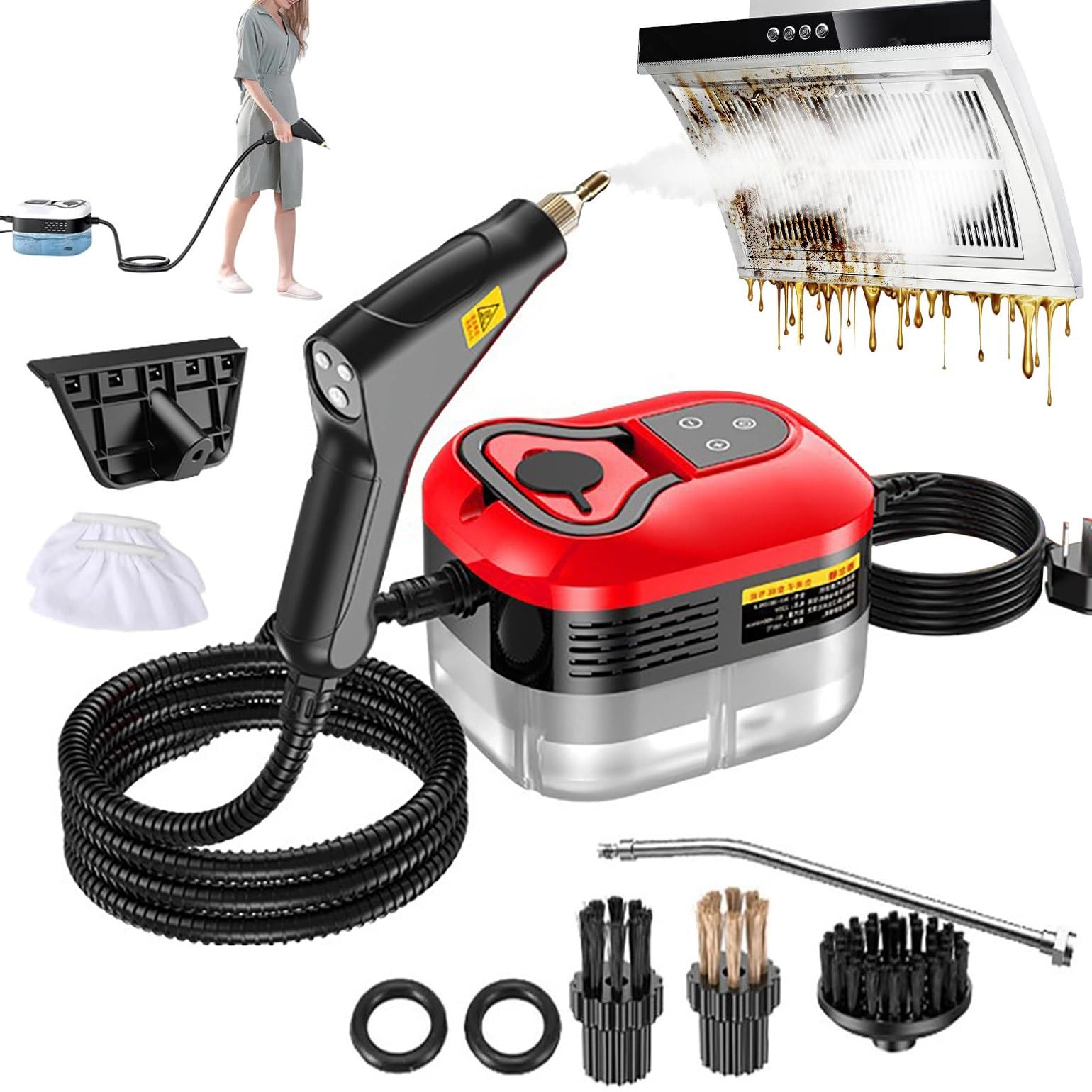 High-Pressure Steam Cleaner - 4.5 bar 1.2L