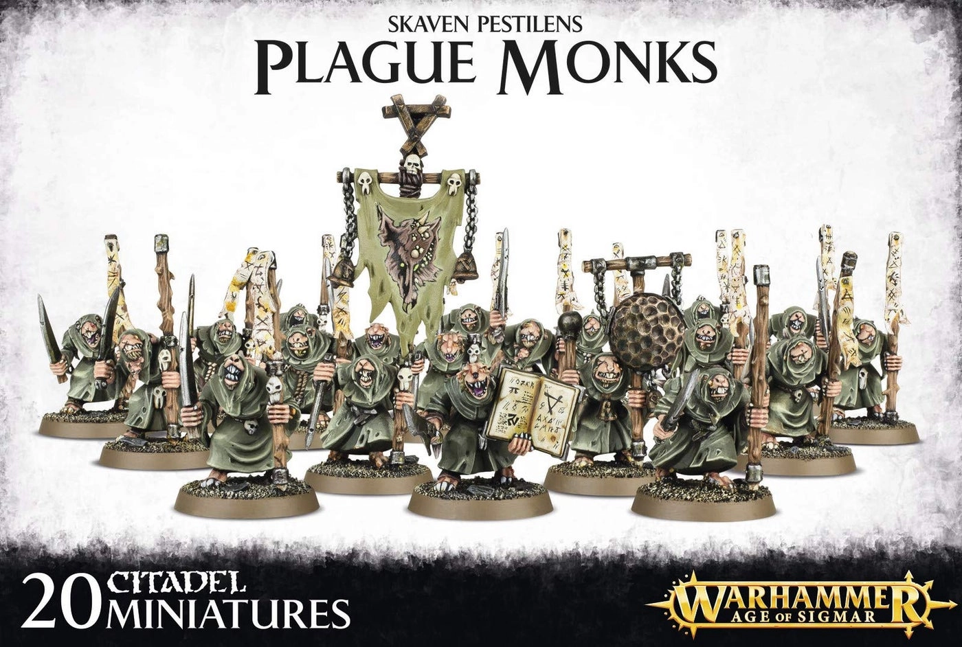 Pestilens Plague Monks - Warhammer 40K Age of Sigmar Skaven