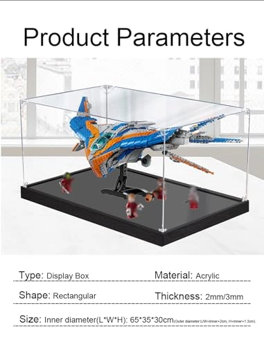 Acrylic Display Case for LEGO 76286 - 2mm thickness