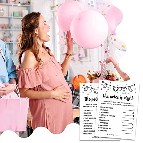 Baby Shower Game - 30 Game Cards