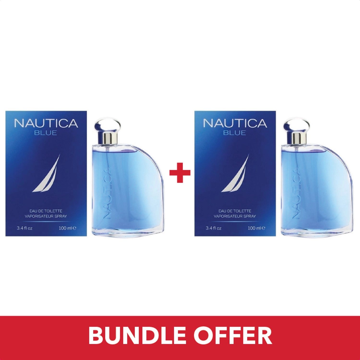 Nautica Blue Eau de Toilette 100ml Bundle Offer