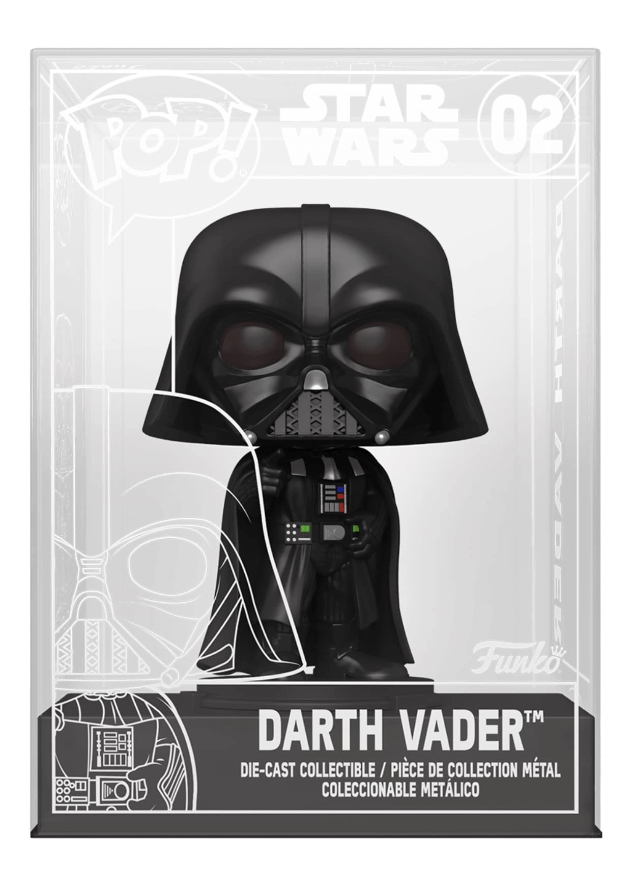 FUNKO Darth Vader - Star Wars - Pop! Die-Cast (10.06 cm)