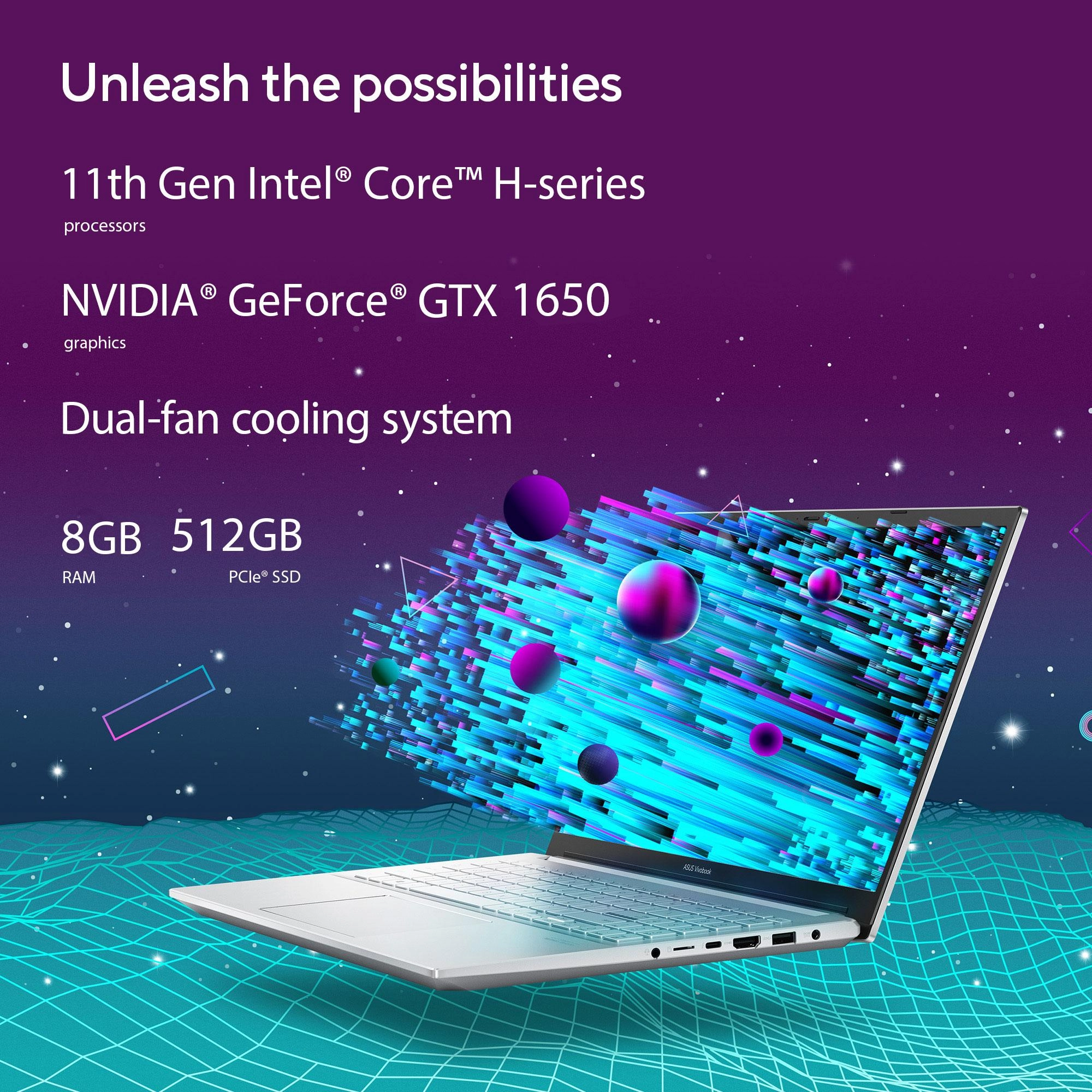 Vivobook Pro 15 K3500PH - 15.6'' Core i5-11300H 8GB 512GB SSD