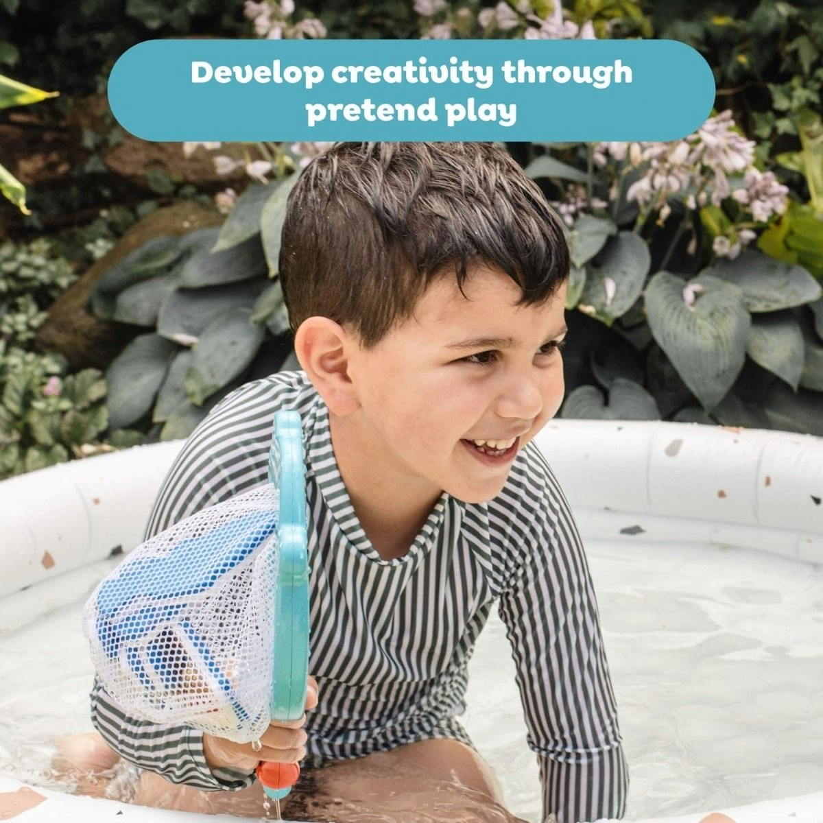 Shark Chasey Catch A Fish - seven fish and a shark net 1+